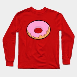 Pink Donut Long Sleeve T-Shirt